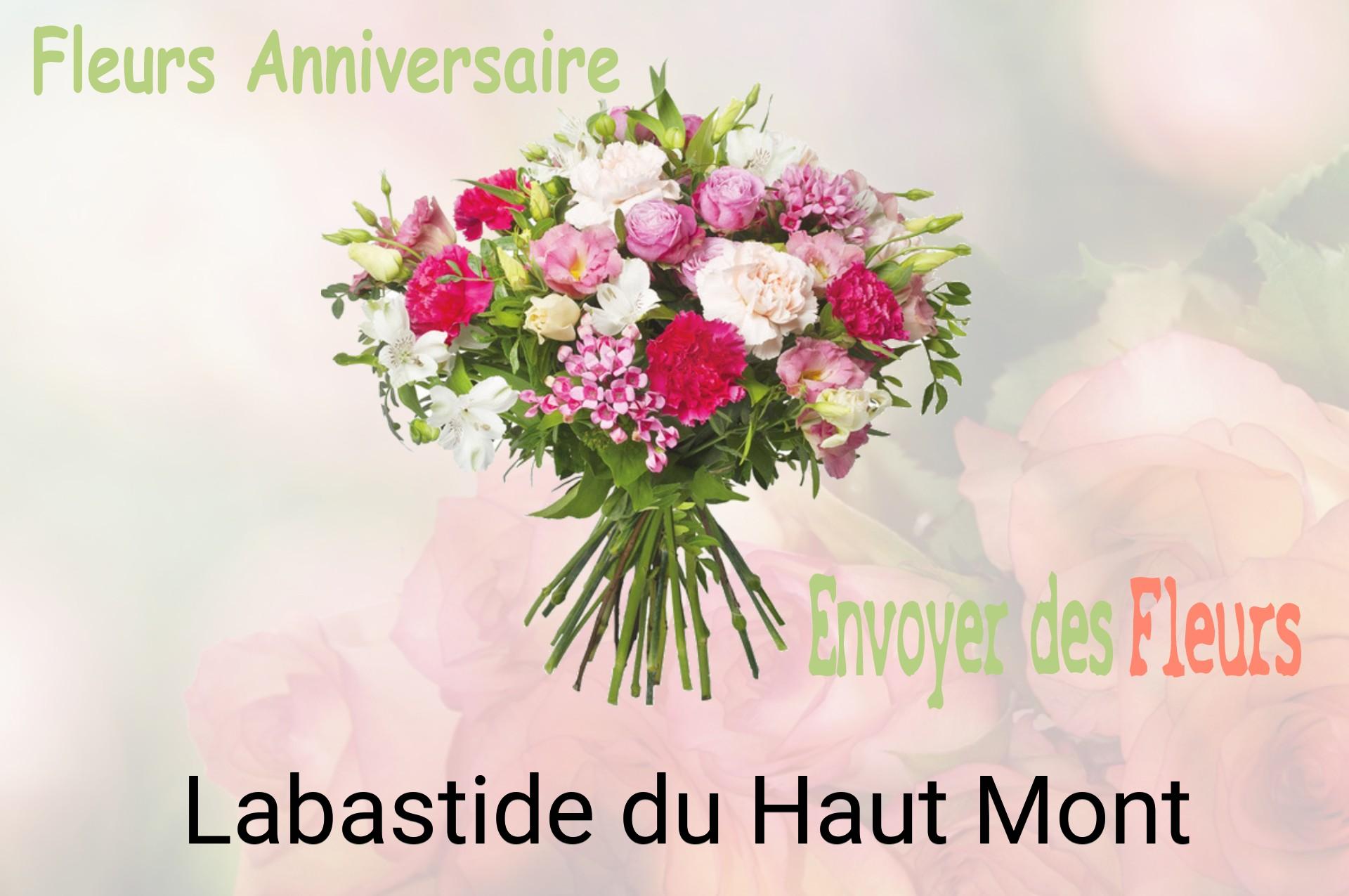 Bouquet de fleurs d’anniversaire livré à Labastide-du-Haut-Mont